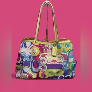 COACH Graffiti Poppy Handbag